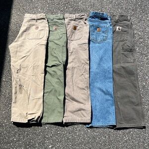 Vintage Carhartt Pants Lot of 5 All size 34x30